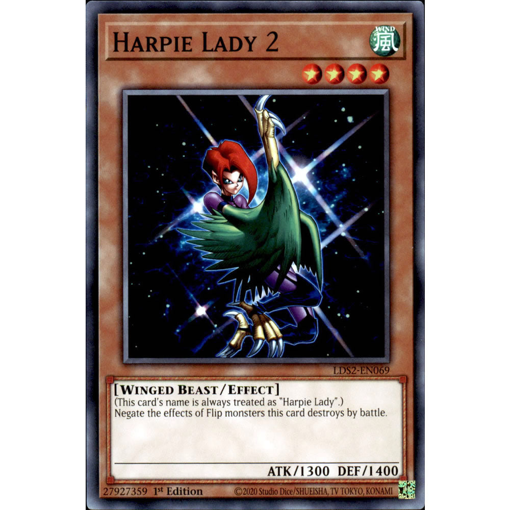 Harpie Lady 2 LDS2-EN069 Yu-Gi-Oh! Card from the Legendary Duelists: Season 2 Set