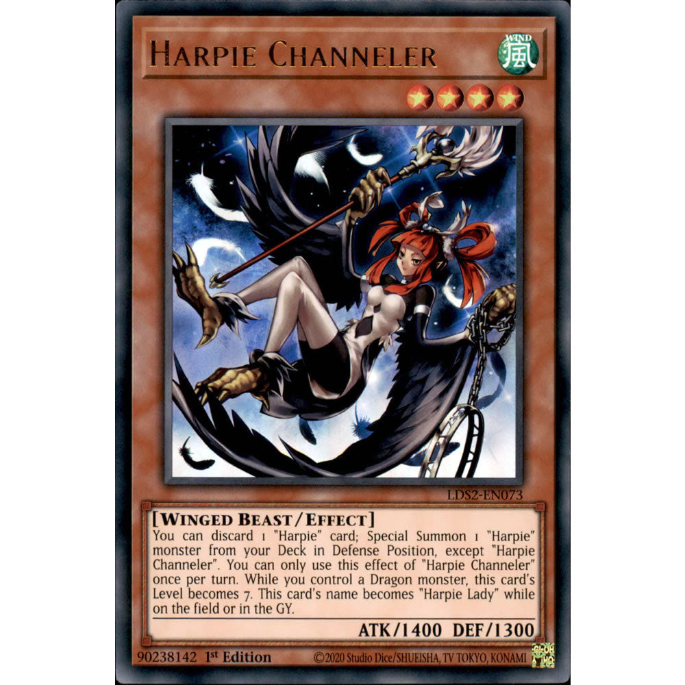 Harpie Channeler LDS2-EN073 Yu-Gi-Oh! Card from the Legendary Duelists: Season 2 Set
