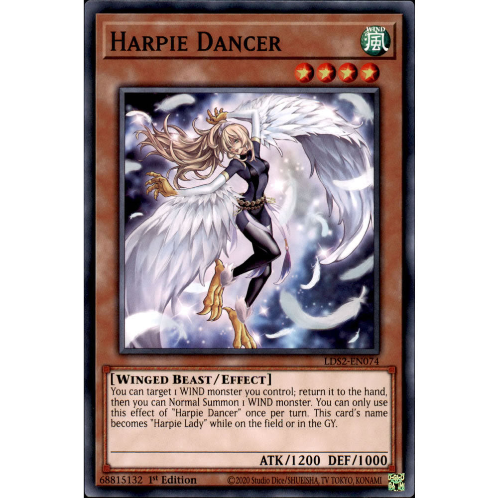 Harpie Dancer LDS2-EN074 Yu-Gi-Oh! Card from the Legendary Duelists: Season 2 Set