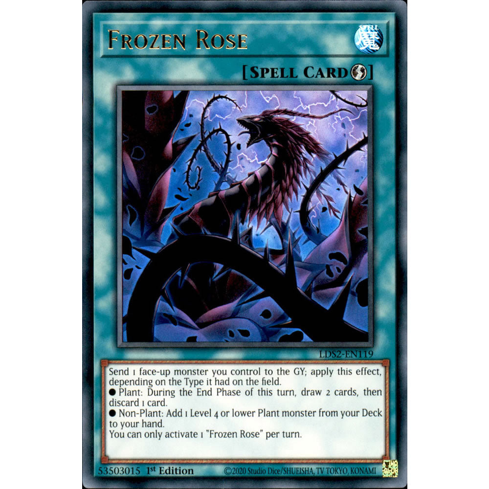 Frozen Rose LDS2-EN119 Yu-Gi-Oh! Card from the Legendary Duelists: Season 2 Set