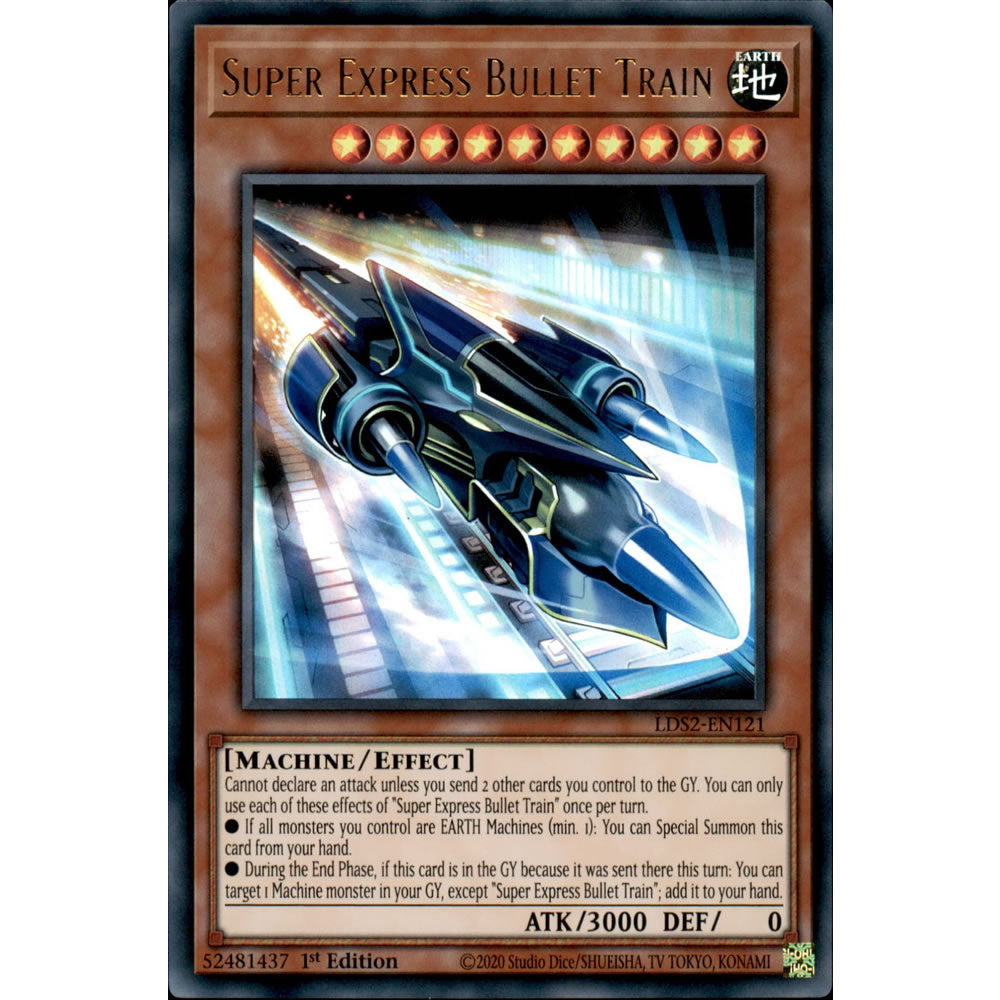 Super Express Bullet Train LDS2-EN121 Yu-Gi-Oh! Card from the Legendary Duelists: Season 2 Set