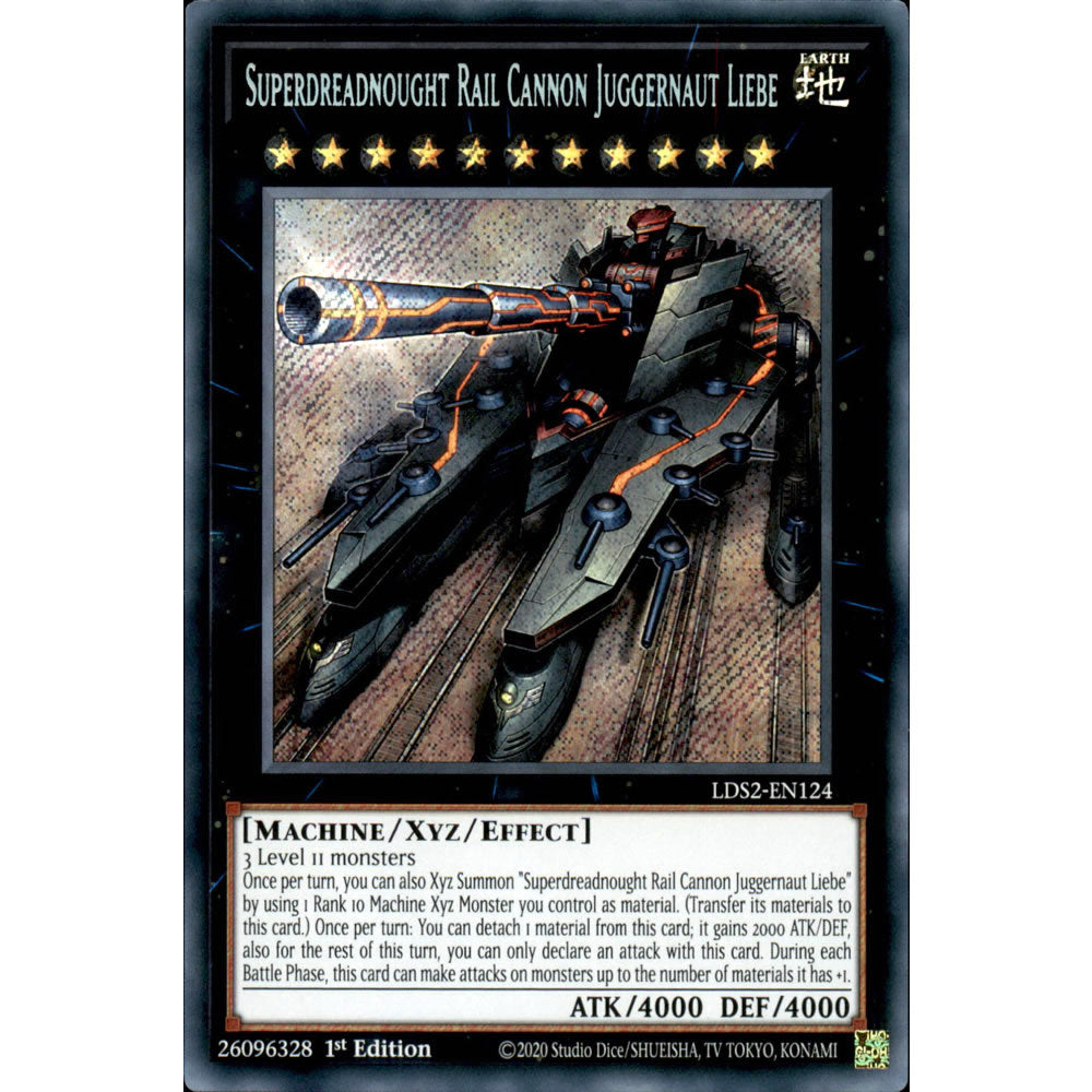 Superdreadnought Rail Cannon Juggernaut Liebe LDS2-EN124 Yu-Gi-Oh! Card from the Legendary Duelists: Season 2 Set