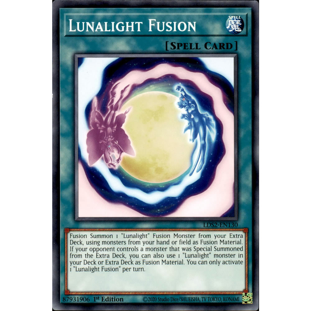 Lunalight Fusion LDS2-EN130 Yu-Gi-Oh! Card from the Legendary Duelists: Season 2 Set