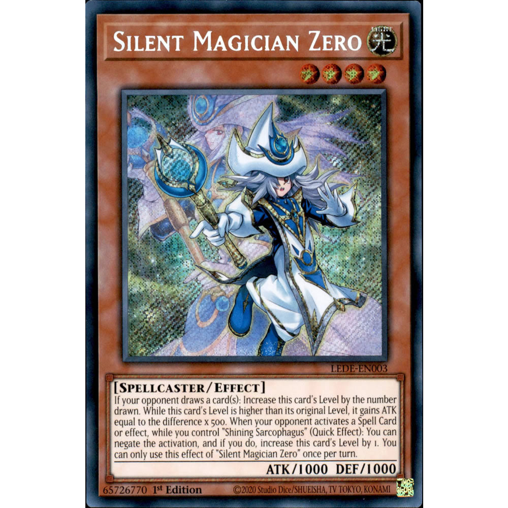 Silent Magician Zero LEDE-EN003 Yu-Gi-Oh! Card from the Legacy of Destruction Set