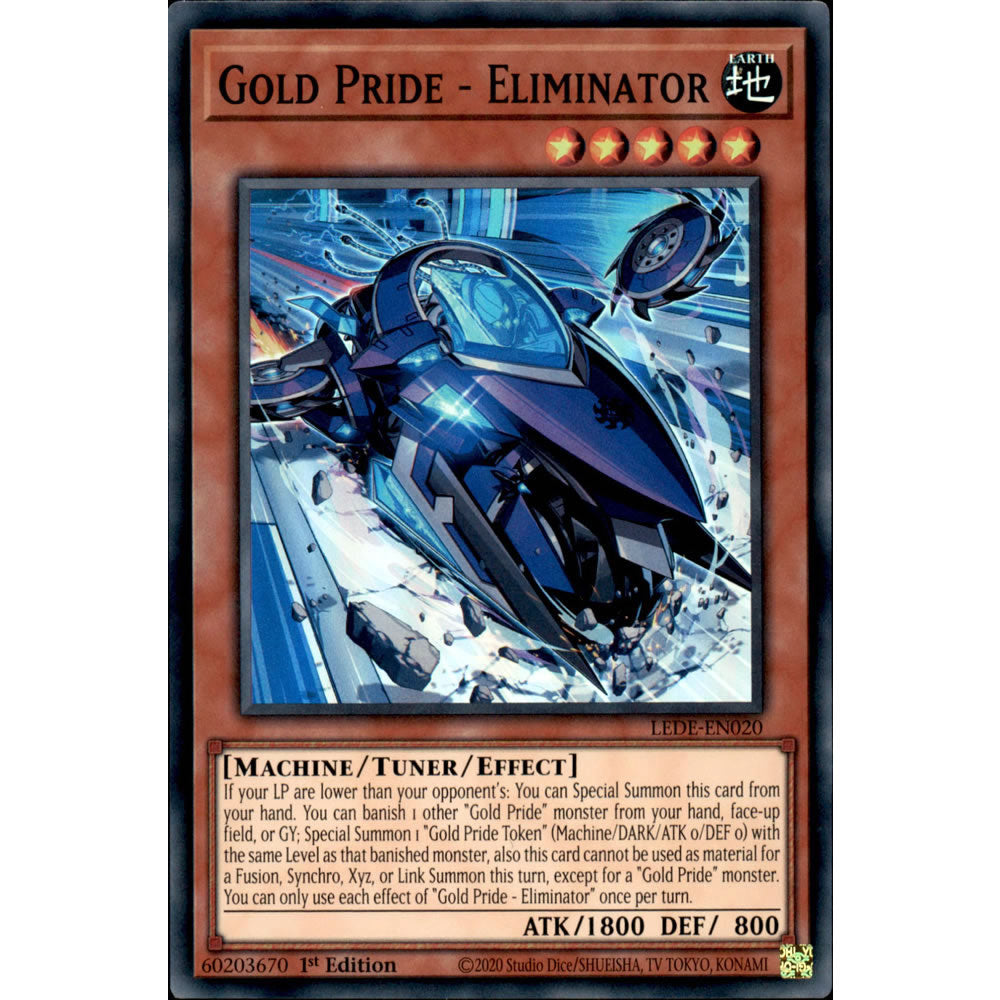 Gold Pride - Eliminator LEDE-EN020 Yu-Gi-Oh! Card from the Legacy of Destruction Set