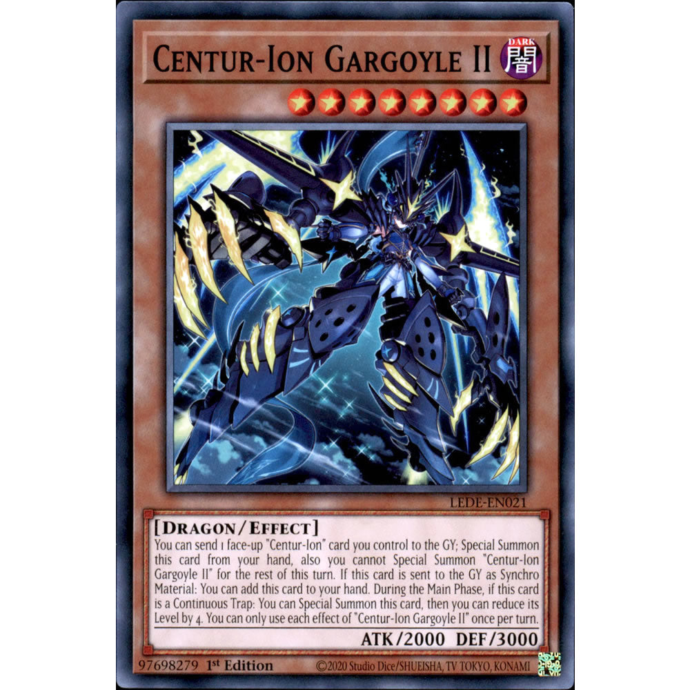 Centur-Ion Gargoyle II LEDE-EN021 Yu-Gi-Oh! Card from the Legacy of Destruction Set