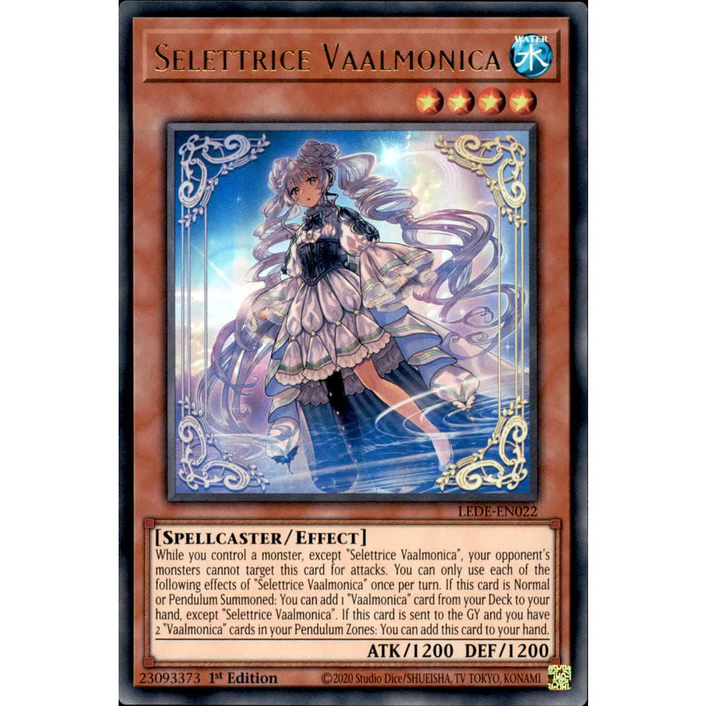 Selettrice Vaalmonica LEDE-EN022 Yu-Gi-Oh! Card from the Legacy of Destruction Set
