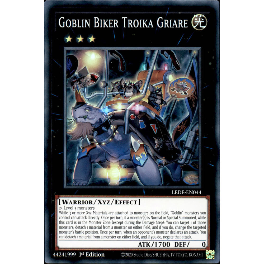Goblin Biker Troika Griare LEDE-EN044 Yu-Gi-Oh! Card from the Legacy of Destruction Set