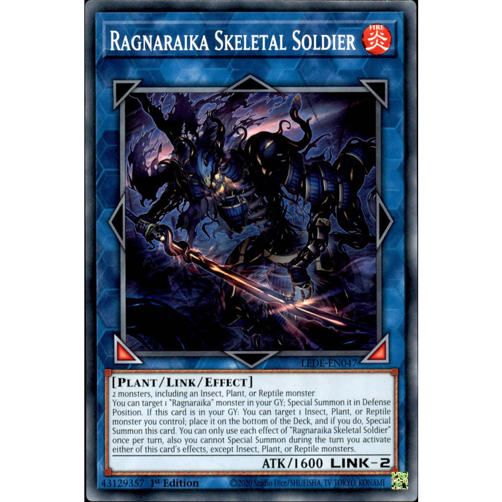 Ragnaraika Skeletal Soldier LEDE-EN047 Yu-Gi-Oh! Card from the Legacy of Destruction Set