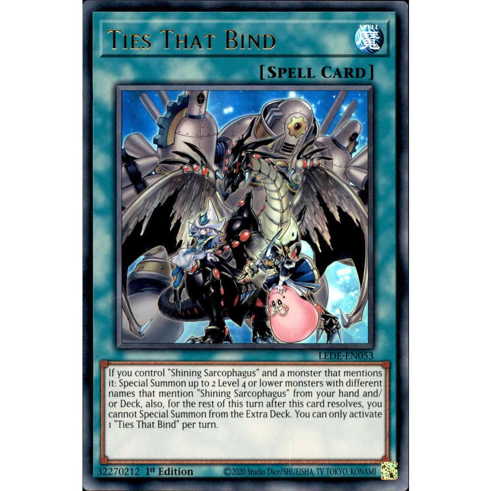 Ties That Bind LEDE-EN053 Yu-Gi-Oh! Card from the Legacy of Destruction Set