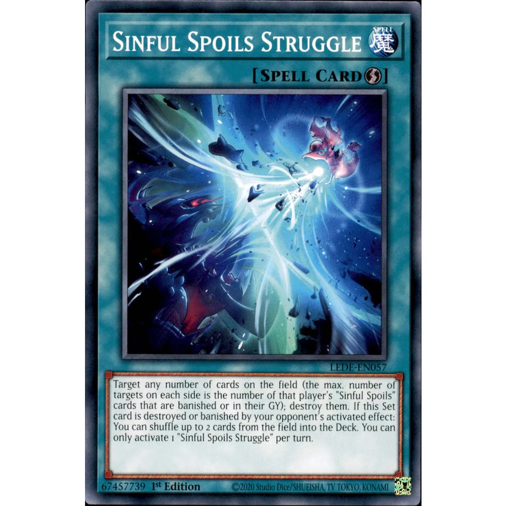 Sinful Spoils Struggle LEDE-EN057 Yu-Gi-Oh! Card from the Legacy of Destruction Set