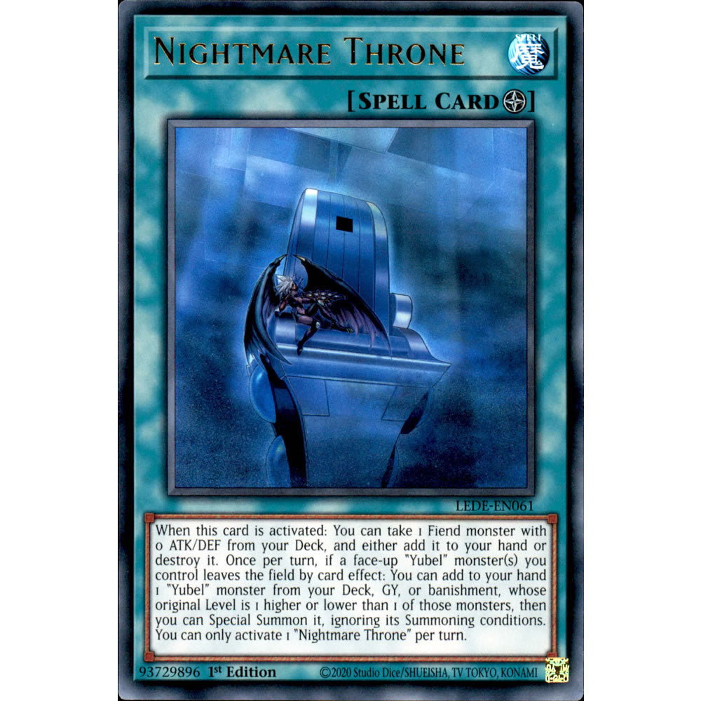 Nightmare Throne LEDE-EN061 Yu-Gi-Oh! Card from the Legacy of Destruction Set
