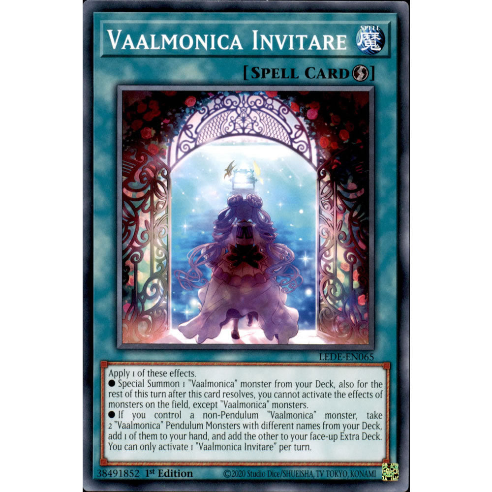 Vaalmonica Invitare LEDE-EN065 Yu-Gi-Oh! Card from the Legacy of Destruction Set