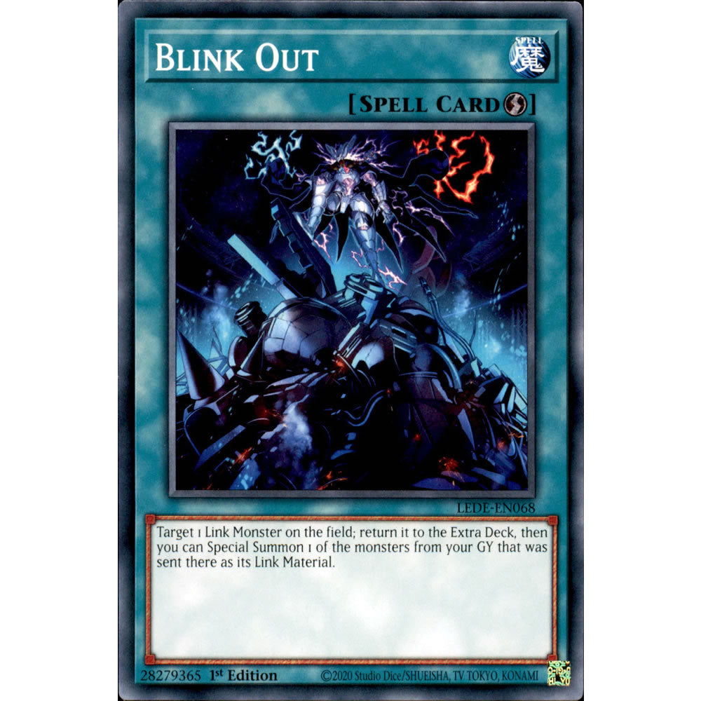 Blink Out LEDE-EN068 Yu-Gi-Oh! Card from the Legacy of Destruction Set