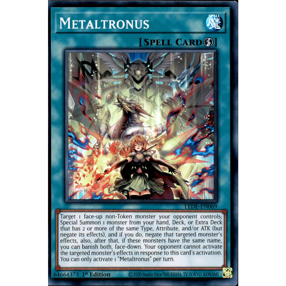 Metaltronus LEDE-EN069 Yu-Gi-Oh! Card from the Legacy of Destruction Set