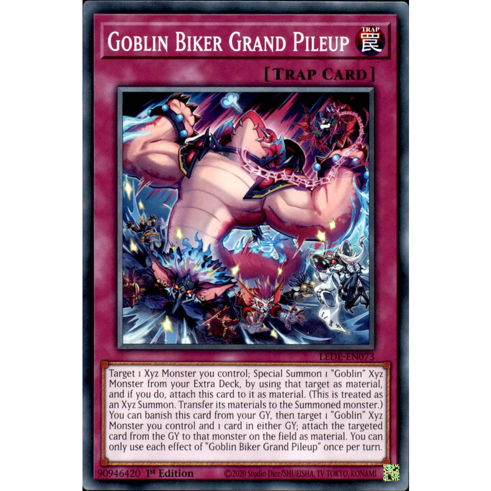 Goblin Biker Grand Pileup LEDE-EN073 Yu-Gi-Oh! Card from the Legacy of Destruction Set
