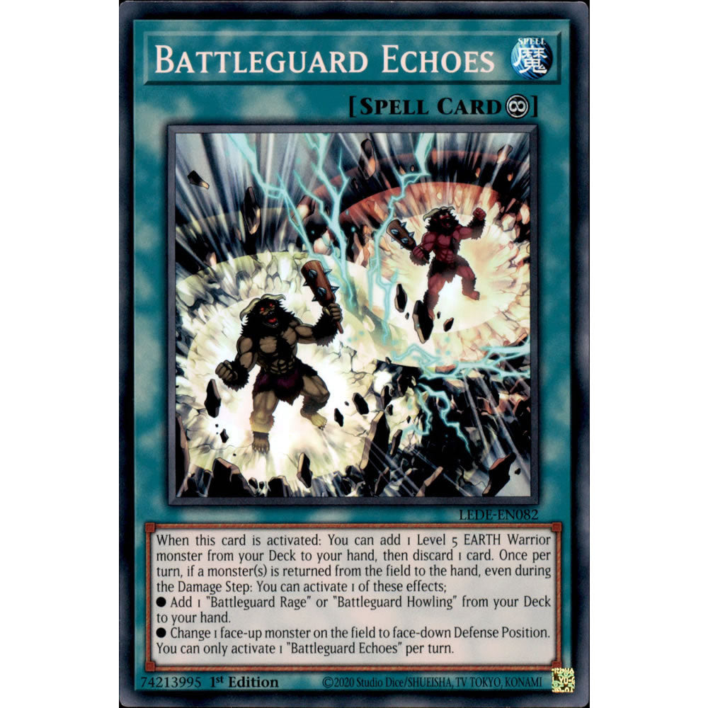 Battleguard Echoes LEDE-EN082 Yu-Gi-Oh! Card from the Legacy of Destruction Set