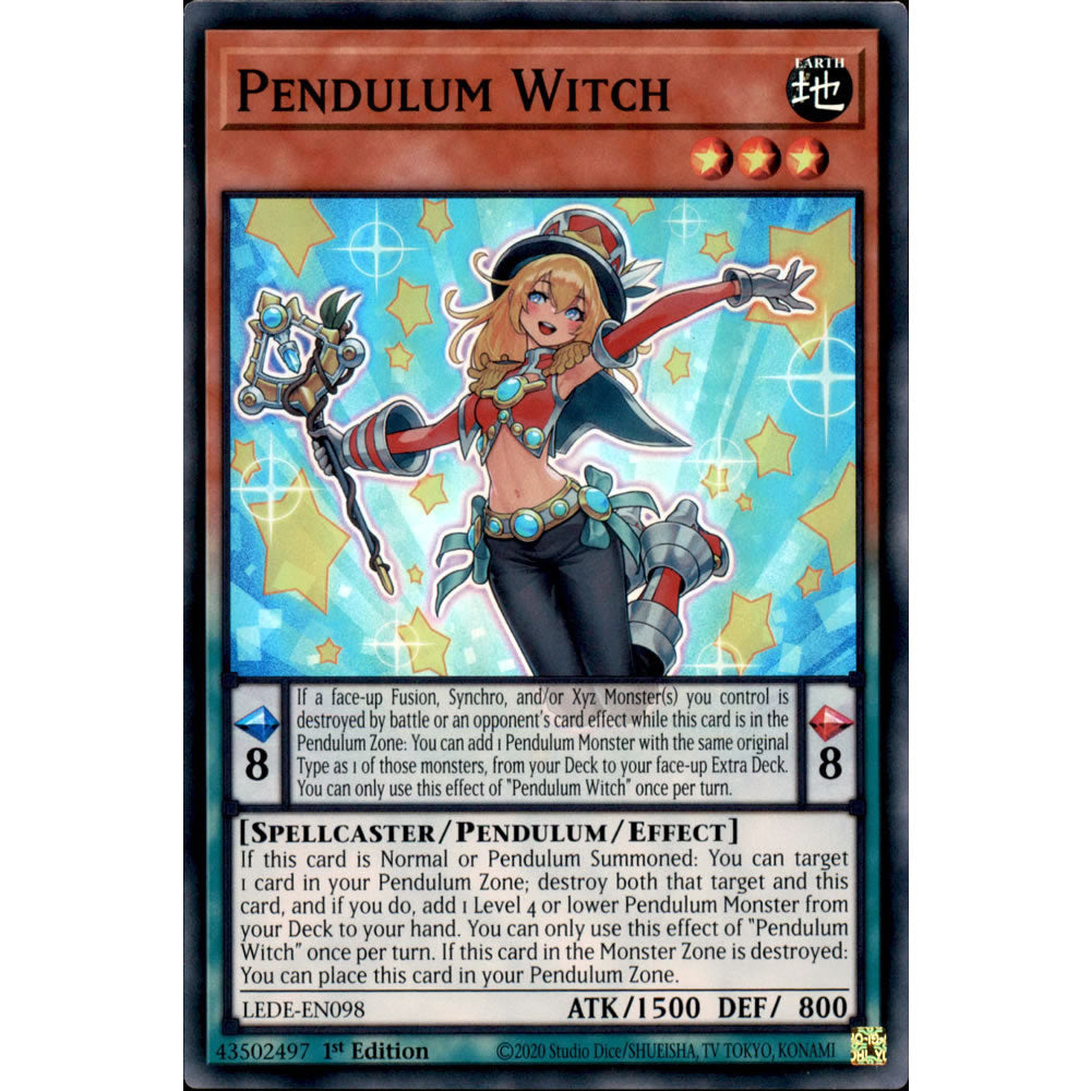Pendulum Witch LEDE-EN098 Yu-Gi-Oh! Card from the Legacy of Destruction Set