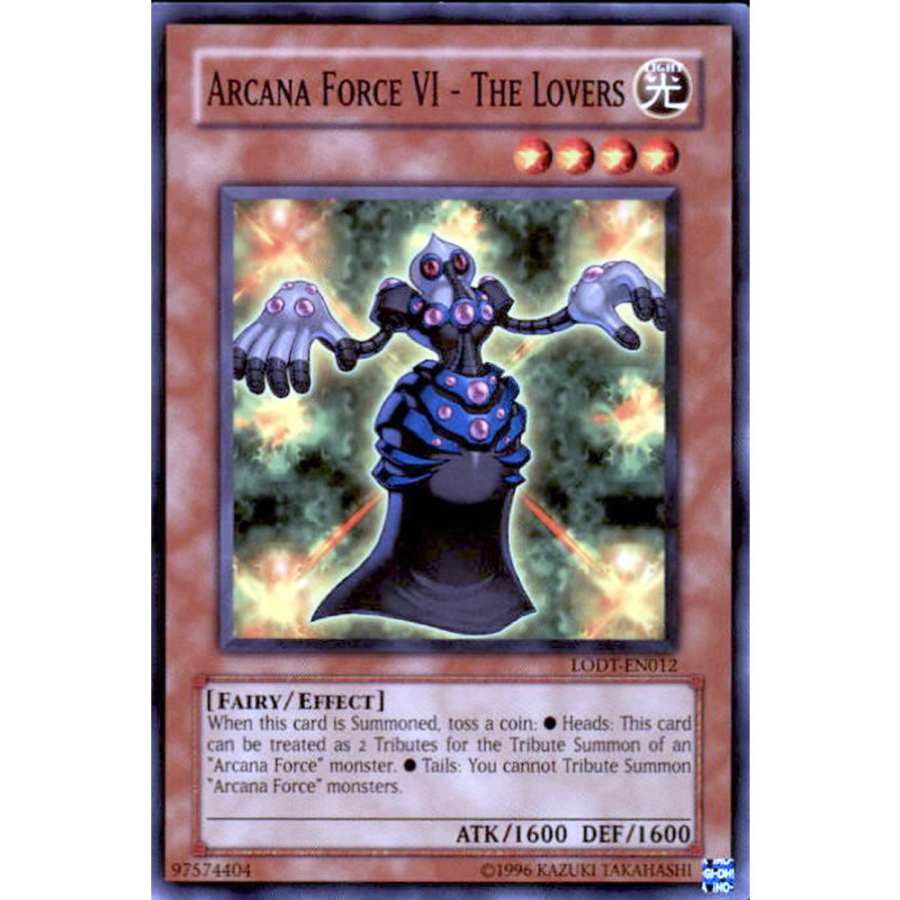 Arcana Force VI - The Lovers LODT-EN012 Yu-Gi-Oh! Card from the Light of Destruction Set
