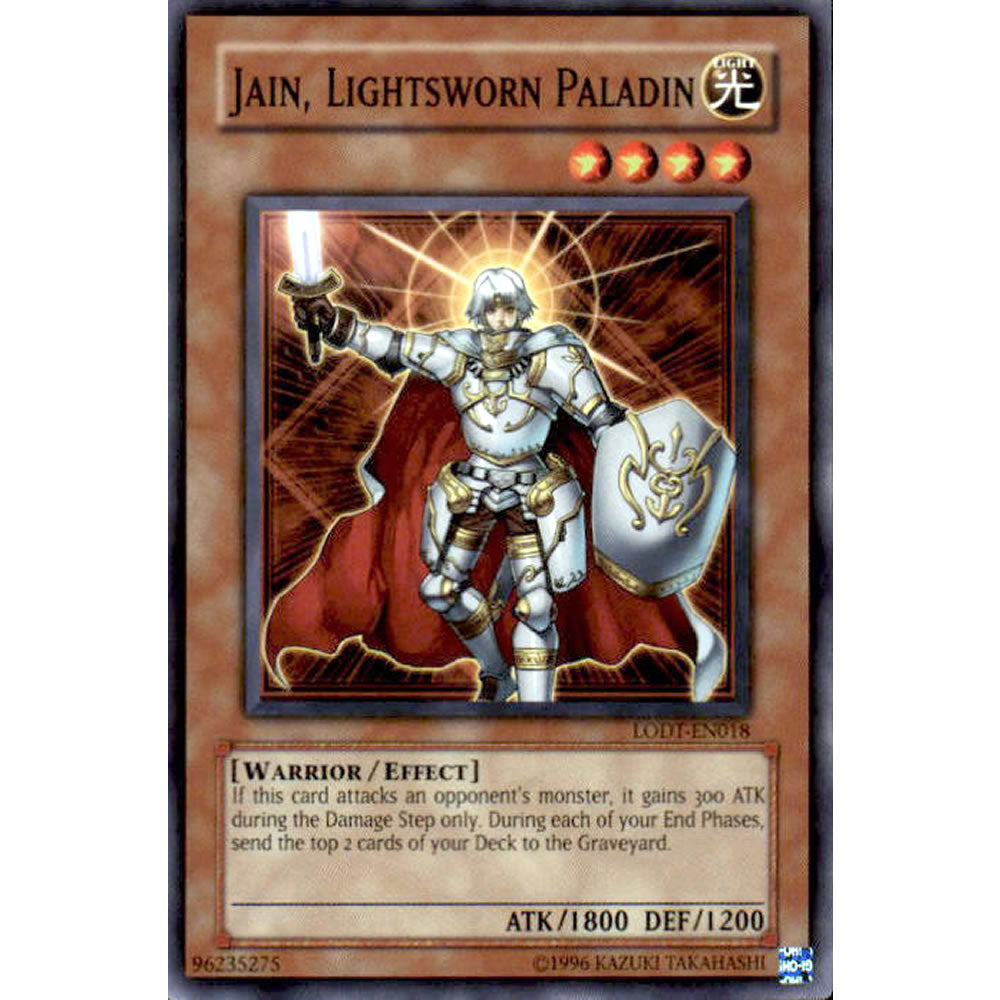 Jain, Lightsworn Paladin LODT-EN018 Yu-Gi-Oh! Card from the Light of Destruction Set