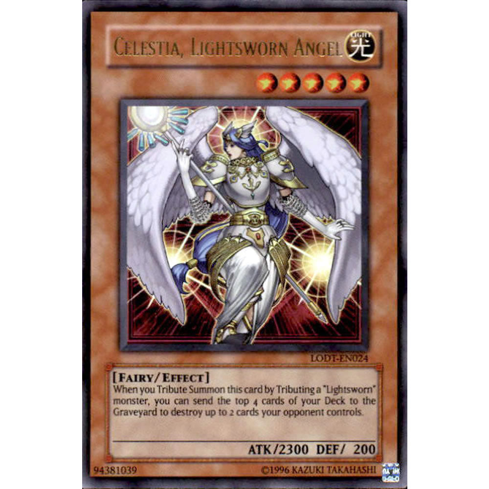Celestia, Lightsworn Angel LODT-EN024 Yu-Gi-Oh! Card from the Light of Destruction Set