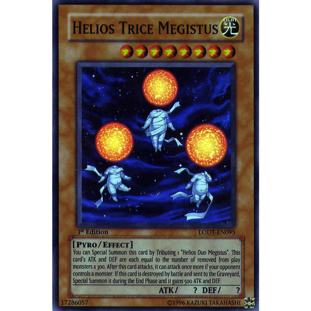 Helios Trice Megistus LODT-EN095 Yu-Gi-Oh! Card from the Light of Destruction Set