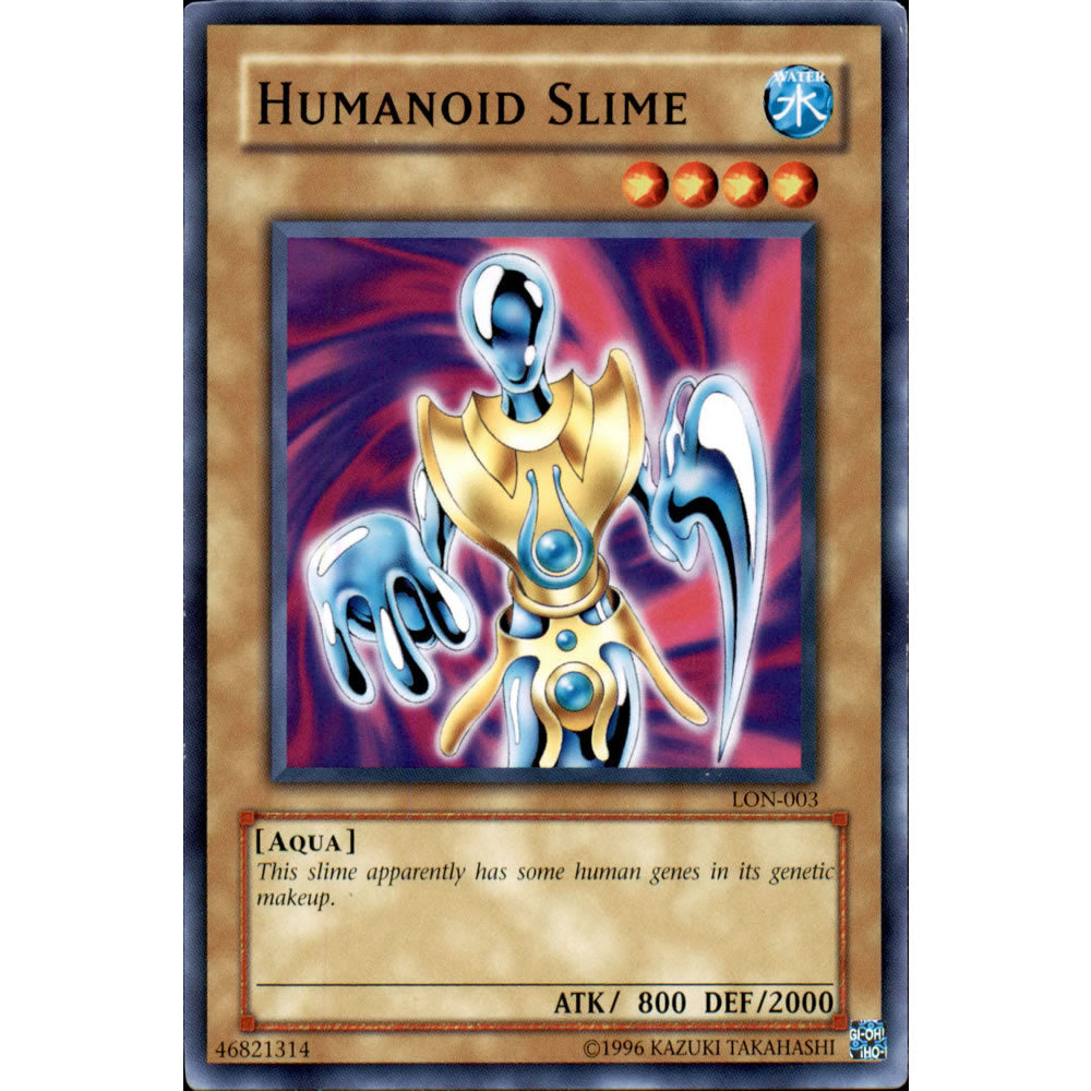 Humanoid Slime LON-003 Yu-Gi-Oh! Card from the Labyrinth of Nightmare Set