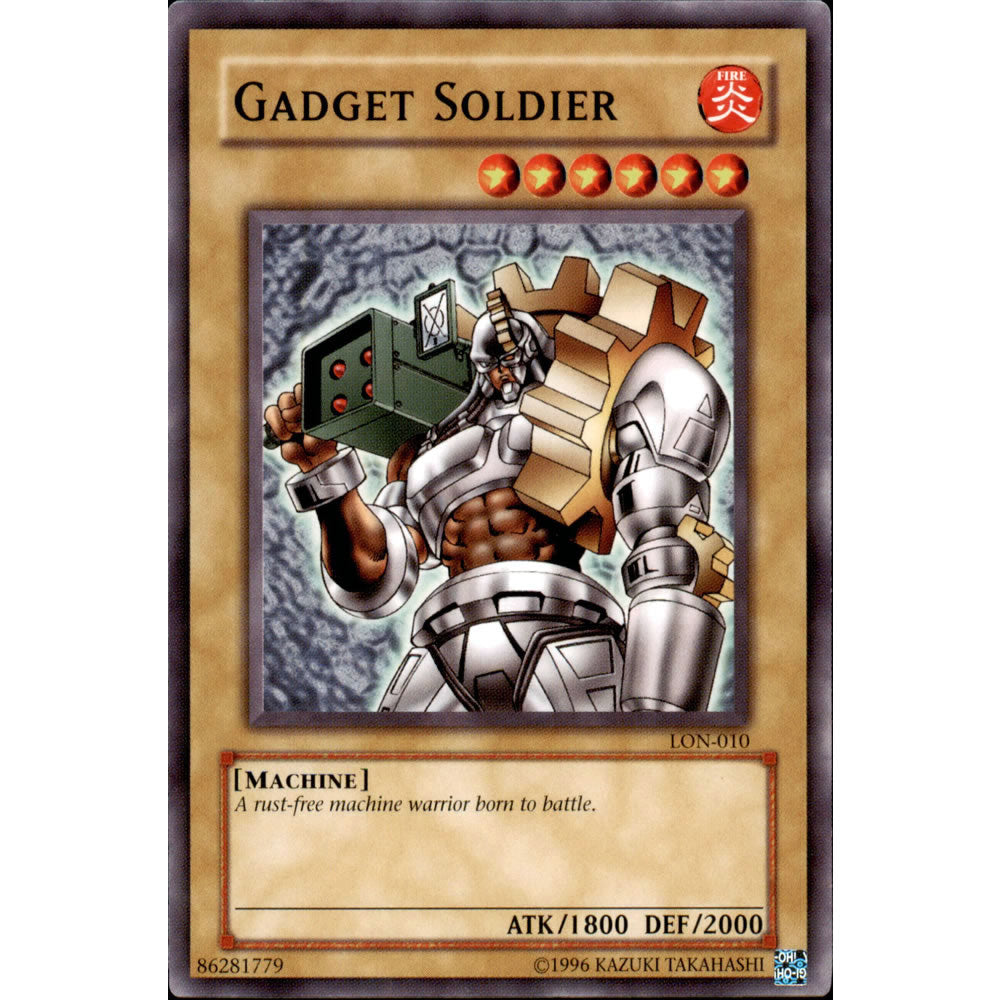 Gadget Soldier LON-010 Yu-Gi-Oh! Card from the Labyrinth of Nightmare Set
