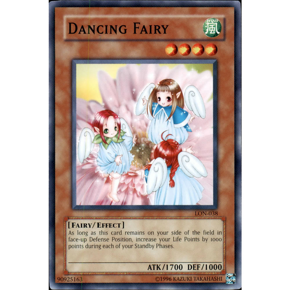 Dancing Fairy LON-038 Yu-Gi-Oh! Card from the Labyrinth of Nightmare Set