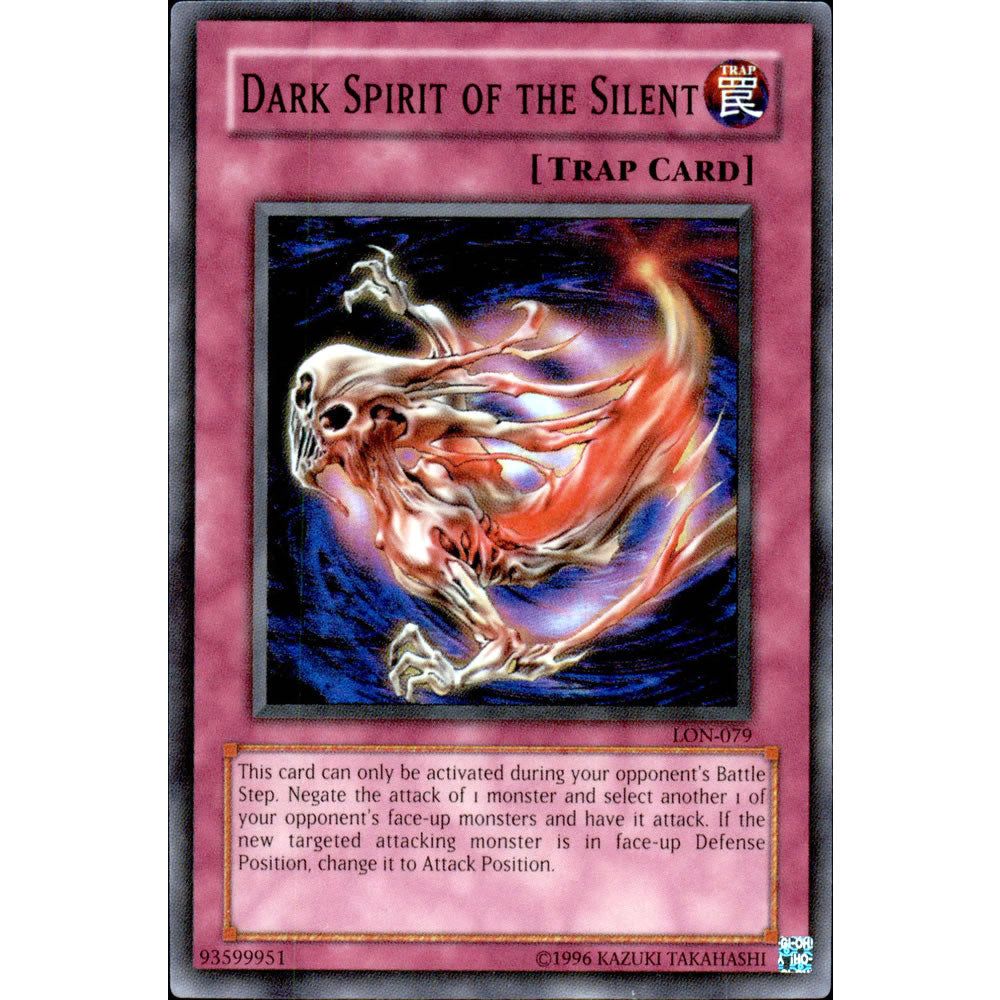Dark Spirit of the Silent LON-079 Yu-Gi-Oh! Card from the Labyrinth of Nightmare Set