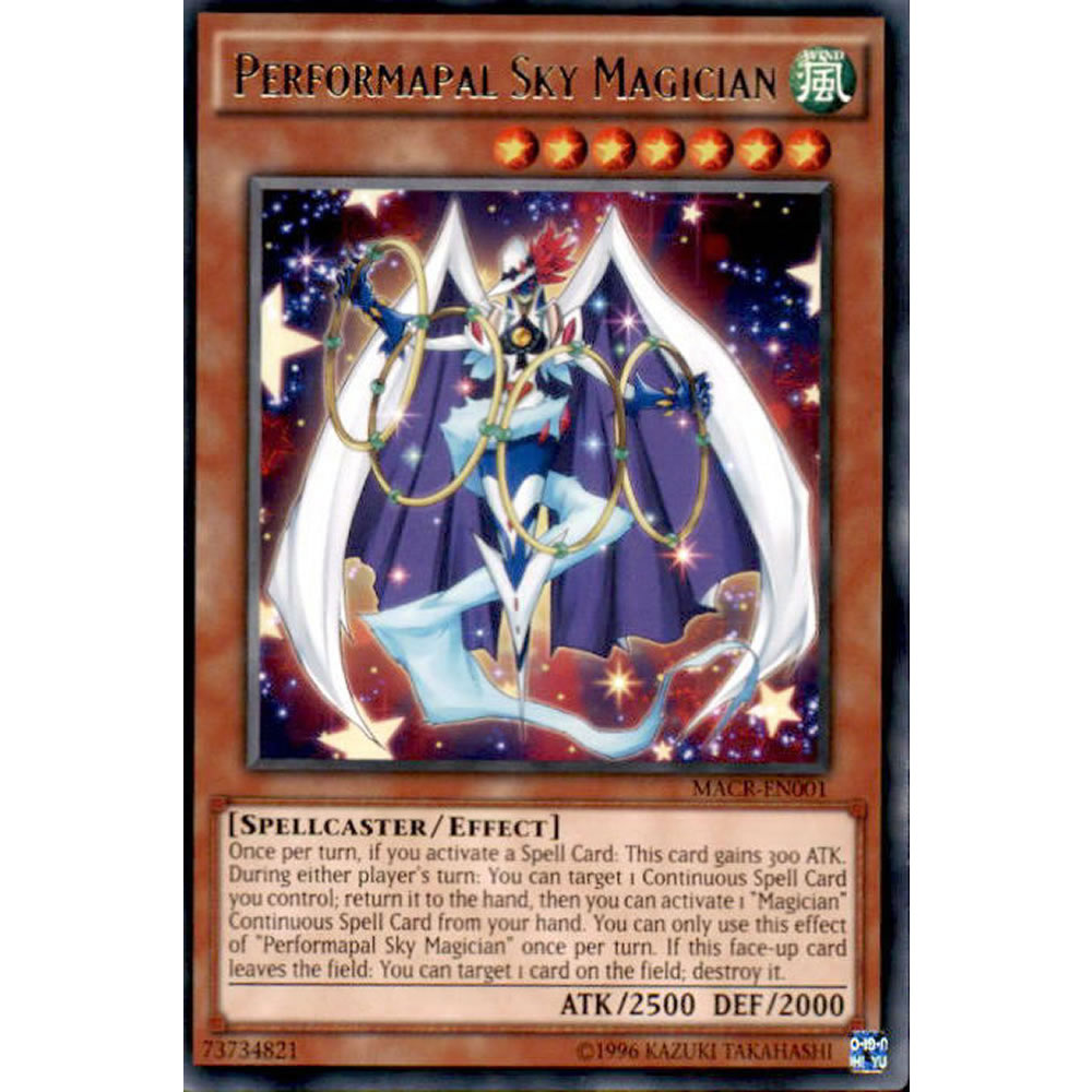Performapal Sky Magician MACR-EN001 Yu-Gi-Oh! Card from the Maximum Crisis Set