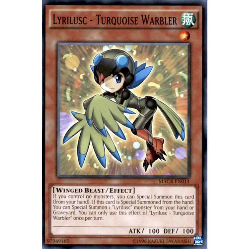 Lyrilusc - Turquoise Warbler MACR-EN014 Yu-Gi-Oh! Card from the Maximum Crisis Set