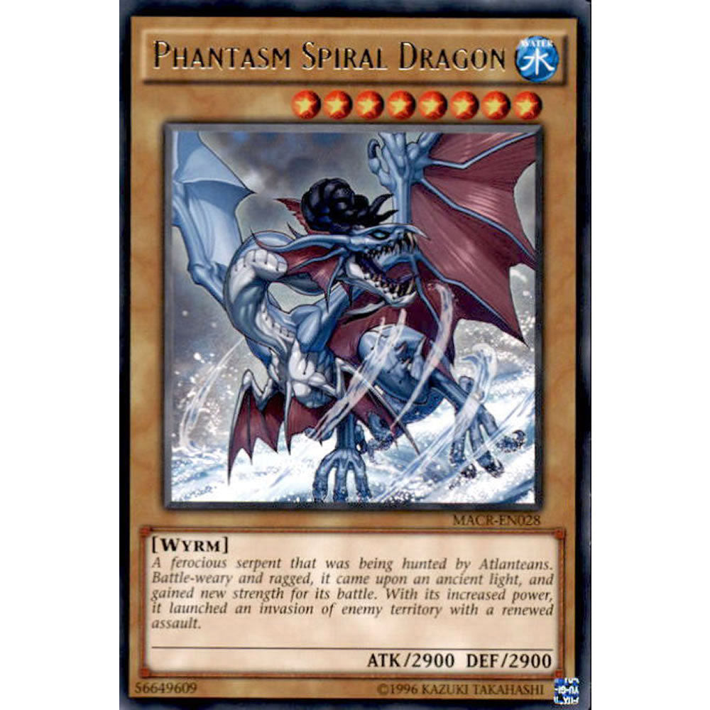 Phantasm Spiral Dragon MACR-EN028 Yu-Gi-Oh! Card from the Maximum Crisis Set