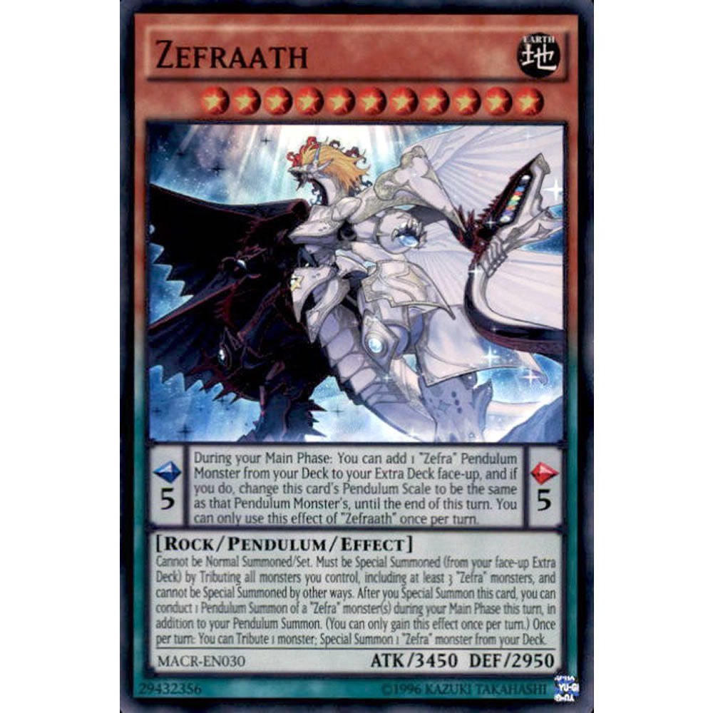 Zefraath MACR-EN030 Yu-Gi-Oh! Card from the Maximum Crisis Set