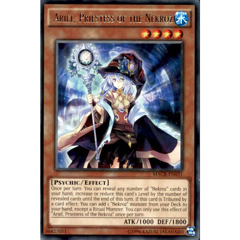 Ariel, Priestess of the Nekroz MACR-EN031 Yu-Gi-Oh! Card from the Maximum Crisis Set