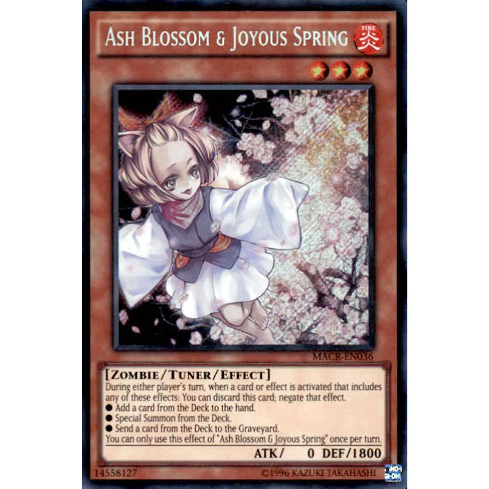 Ash Blossom & Joyous Spring MACR-EN036 Yu-Gi-Oh! Card from the Maximum Crisis Set