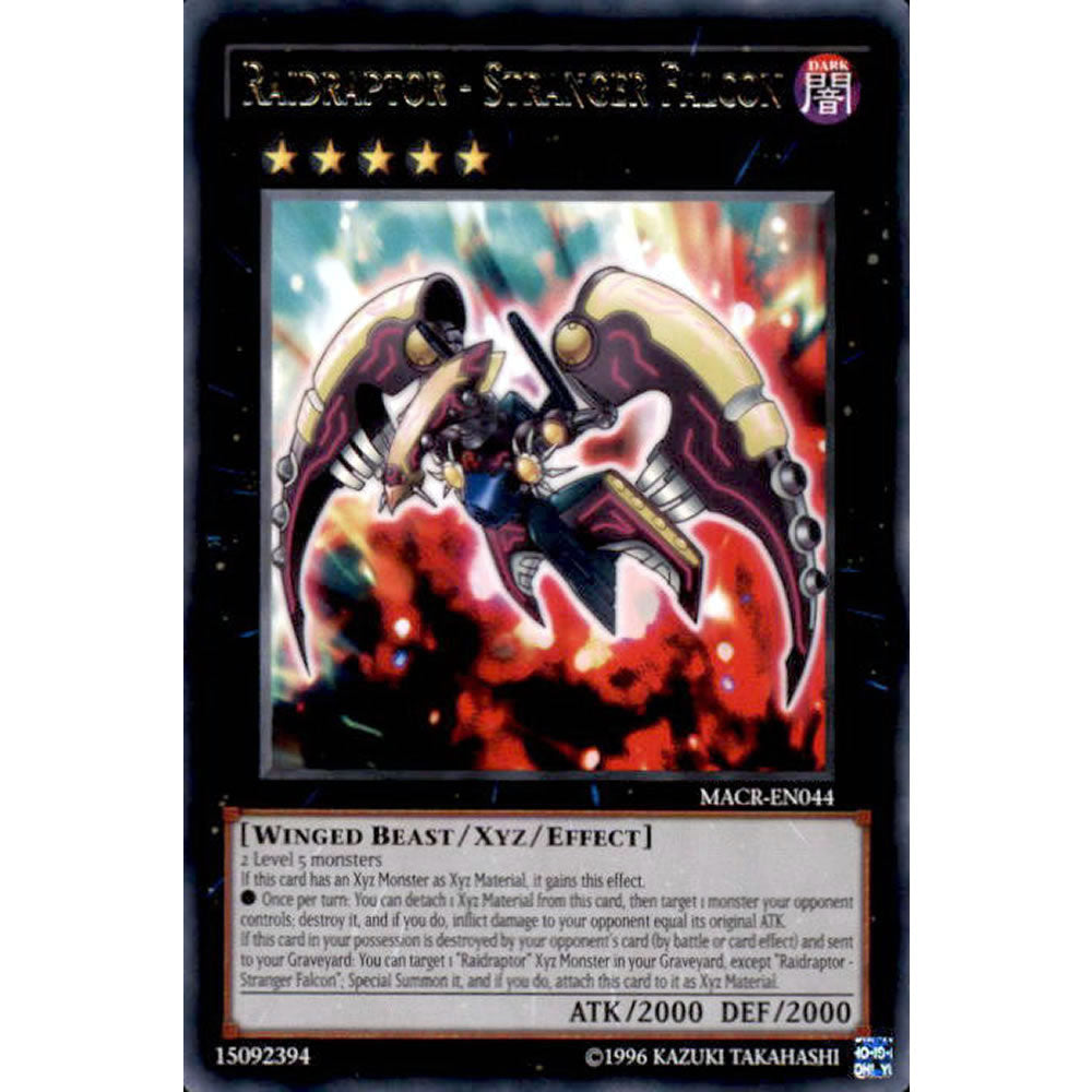 Raidraptor - Stranger Falcon MACR-EN044 Yu-Gi-Oh! Card from the Maximum Crisis Set