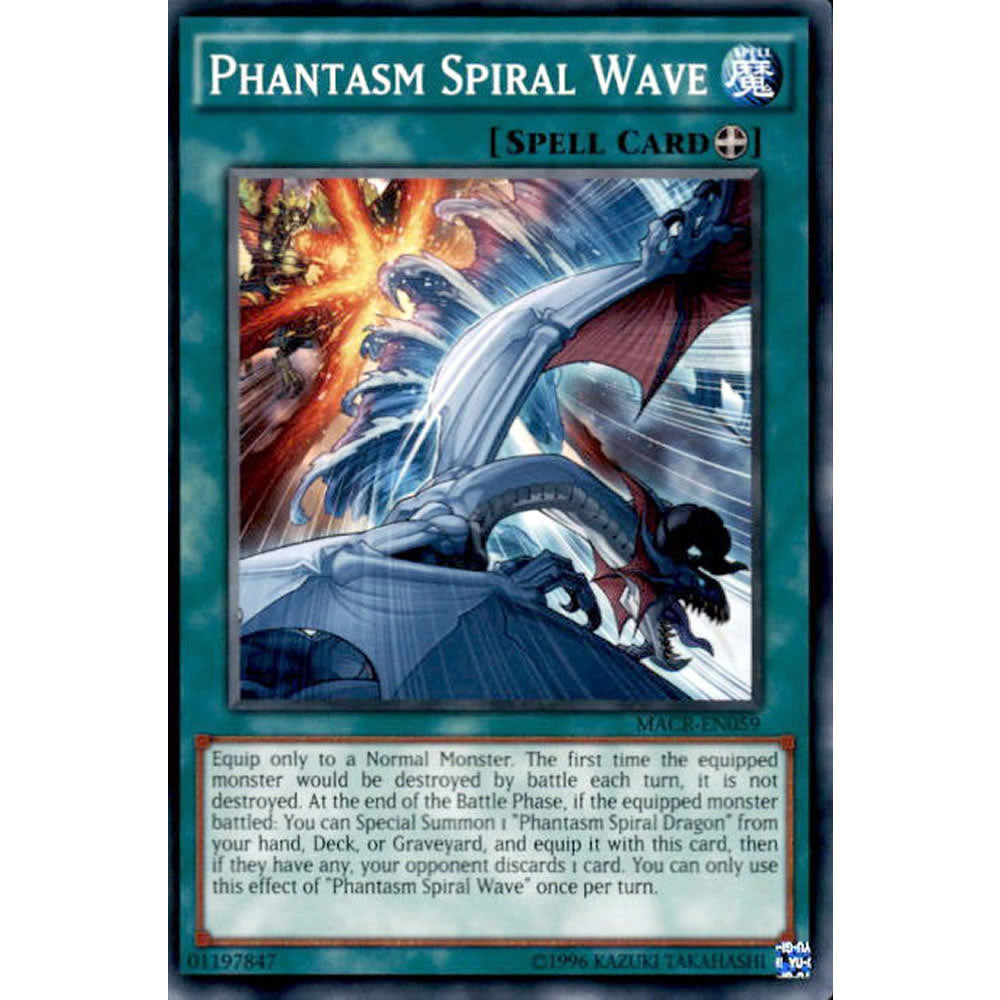 Phantasm Spiral Wave MACR-EN059 Yu-Gi-Oh! Card from the Maximum Crisis Set