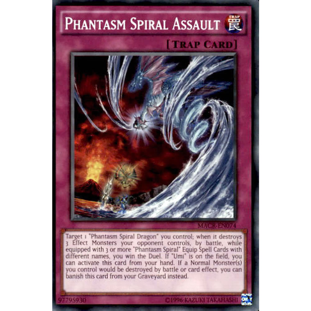 Phantasm Spiral Assault MACR-EN074 Yu-Gi-Oh! Card from the Maximum Crisis Set