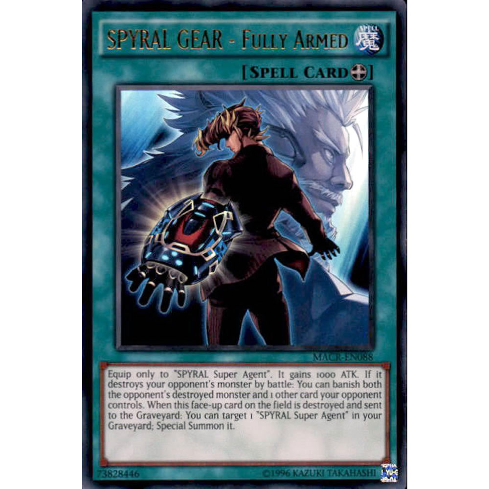 SPYRAL GEAR - Fully Armed MACR-EN088 Yu-Gi-Oh! Card from the Maximum Crisis Set