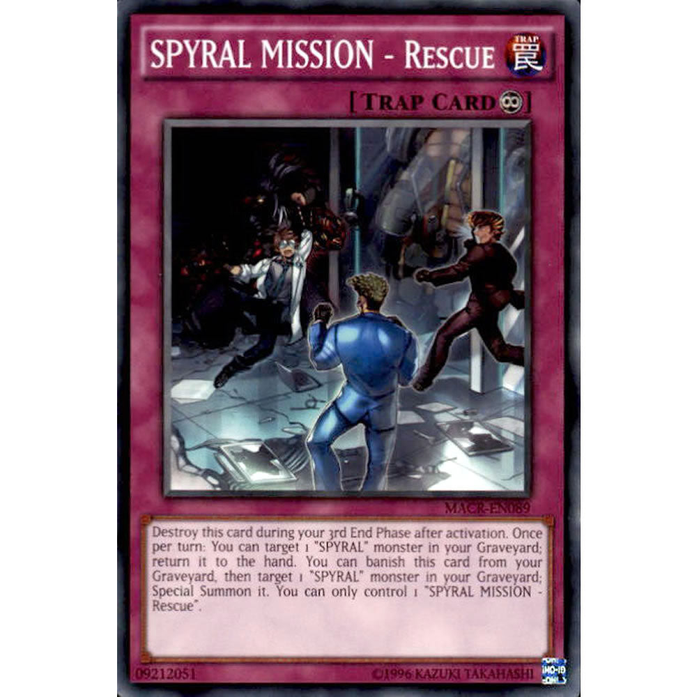 SPYRAL MISSION - Rescue MACR-EN089 Yu-Gi-Oh! Card from the Maximum Crisis Set