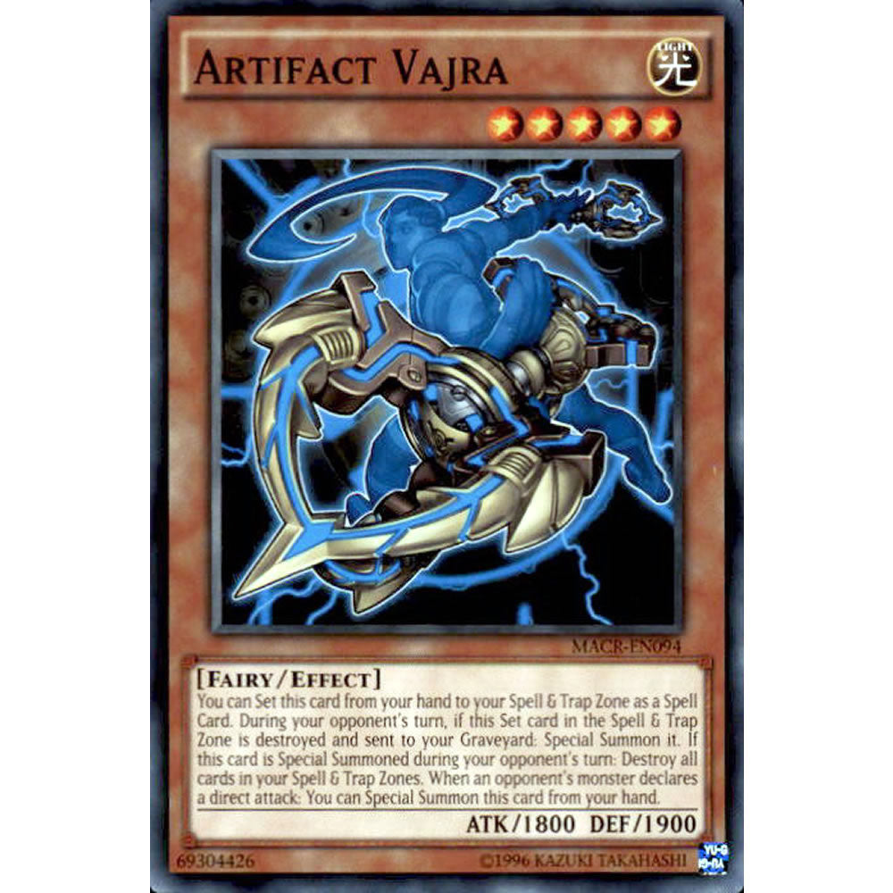 Artifact Vajra MACR-EN094 Yu-Gi-Oh! Card from the Maximum Crisis Set