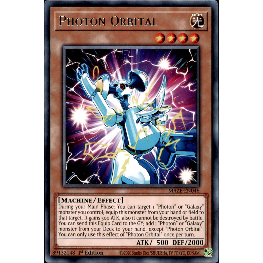 Photon Orbital MAZE-EN046 Yu-Gi-Oh! Card from the Maze of Memories Set