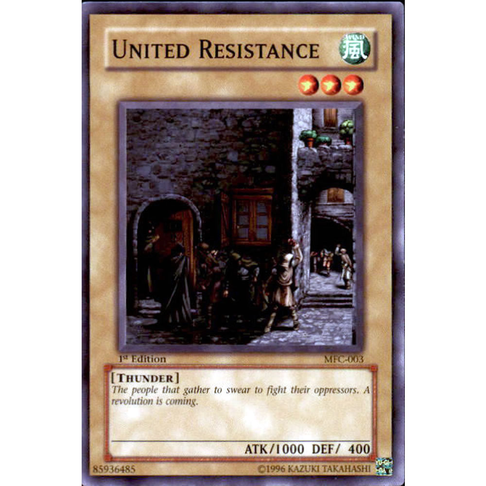United Resistance MFC-003 Yu-Gi-Oh! Card from the Magician's Force Set