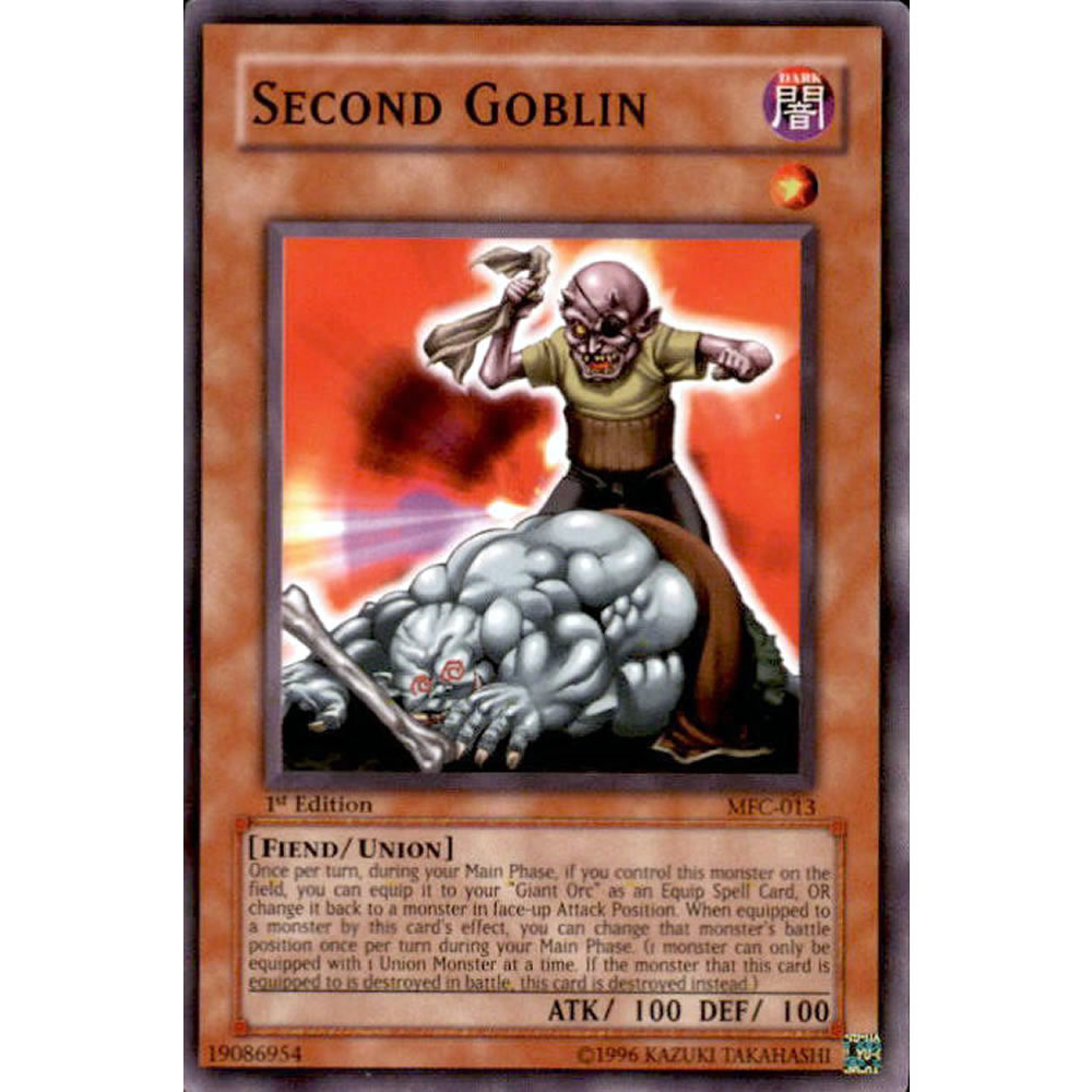 Second Goblin MFC-013 Yu-Gi-Oh! Card from the Magician's Force Set