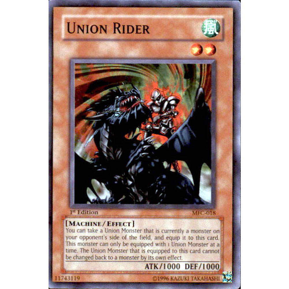 Union Rider MFC-018 Yu-Gi-Oh! Card from the Magician's Force Set