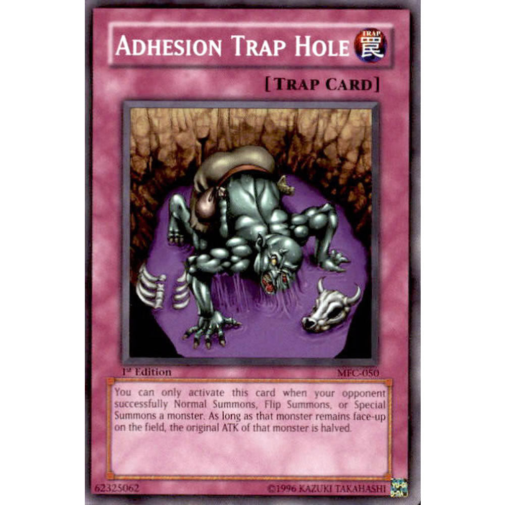 Adhesion Trap Hole MFC-050 Yu-Gi-Oh! Card from the Magician's Force Set