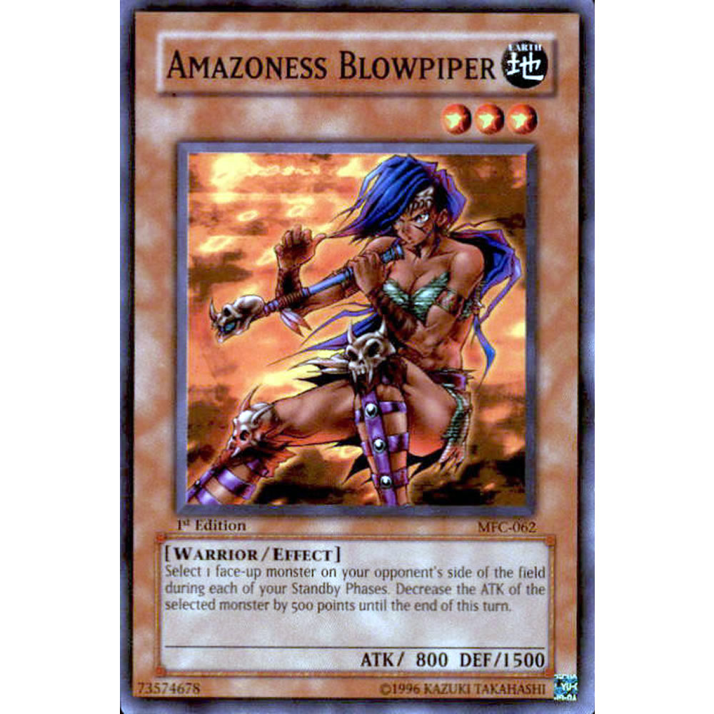 Amazoness Blowpiper MFC-062 Yu-Gi-Oh! Card from the Magician's Force Set