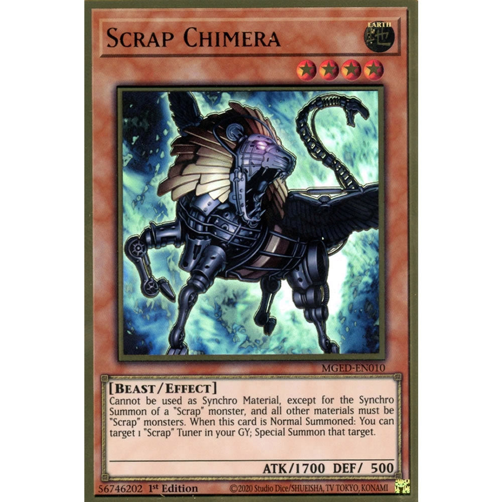 Scrap Chimera MGED-EN010 Yu-Gi-Oh! Card from the Maximum Gold: El Dorado Set