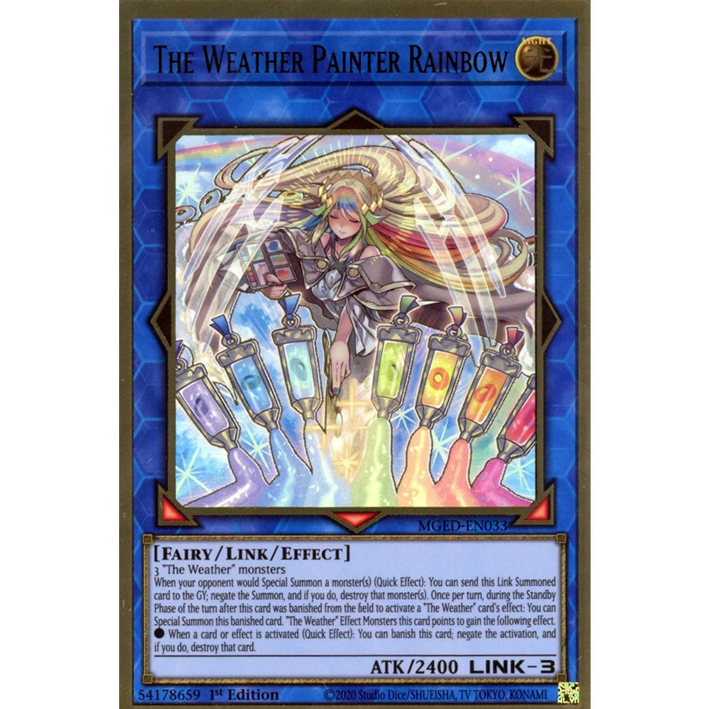 The Weather Painter Rainbow MGED-EN033 Yu-Gi-Oh! Card from the Maximum Gold: El Dorado Set